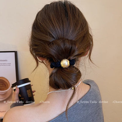 Tie Velvet Bead Hair