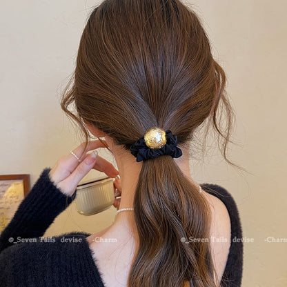 Tie Velvet Bead Hair
