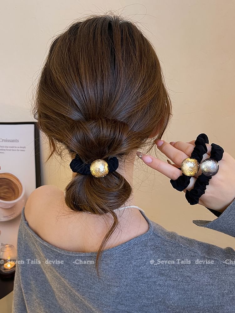 Tie Velvet Bead Hair