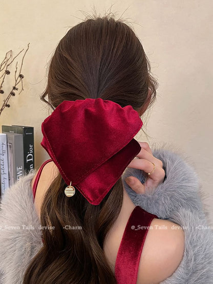 Velvet Tie Hair