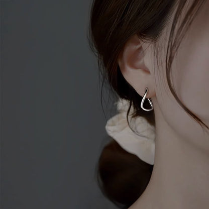Hoop Irregular Earring Alloy