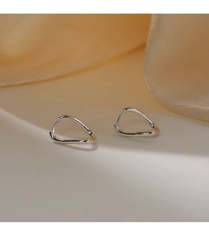 Hoop Irregular Earring Alloy
