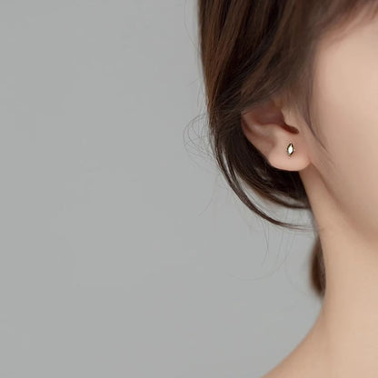 Stud Earring Rhinestone Alloy