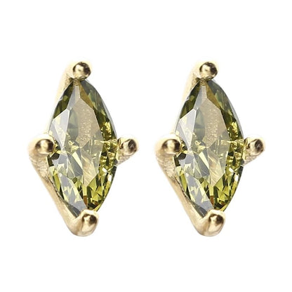 Stud Earring Rhinestone Alloy
