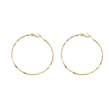 Earring Alloy Hoop