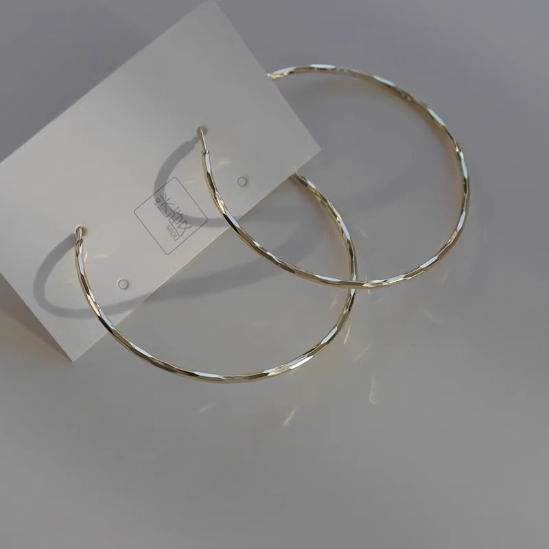 Earring Alloy Hoop