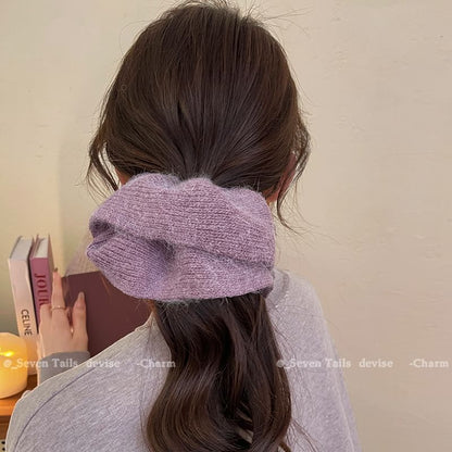 Plain Scrunchie Knit