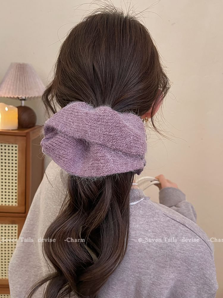 Plain Scrunchie Knit