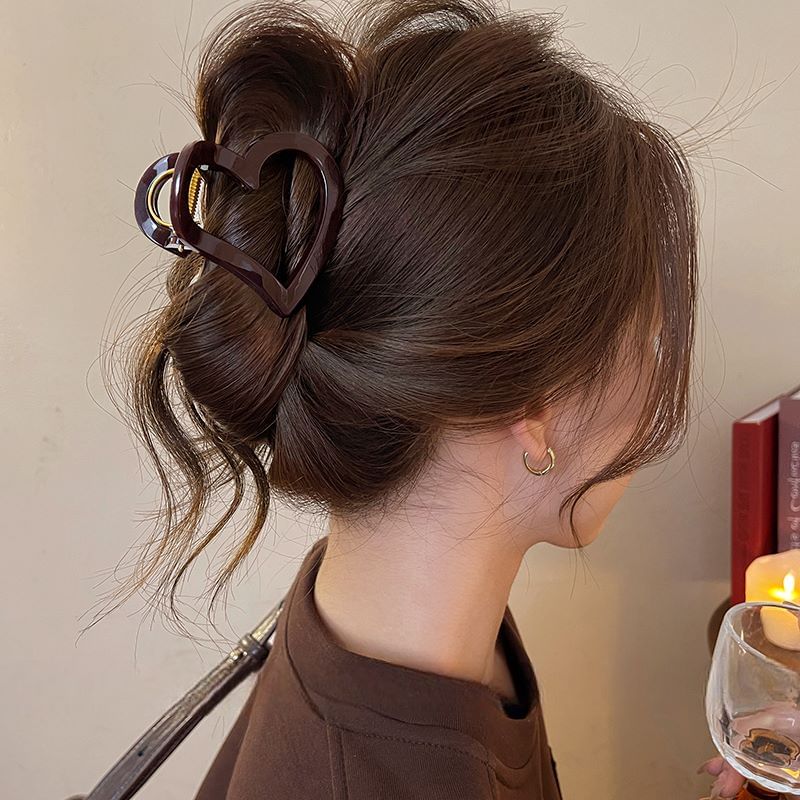 Claw Plain Hair Heart