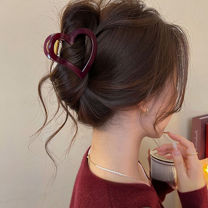 Claw Plain Hair Heart