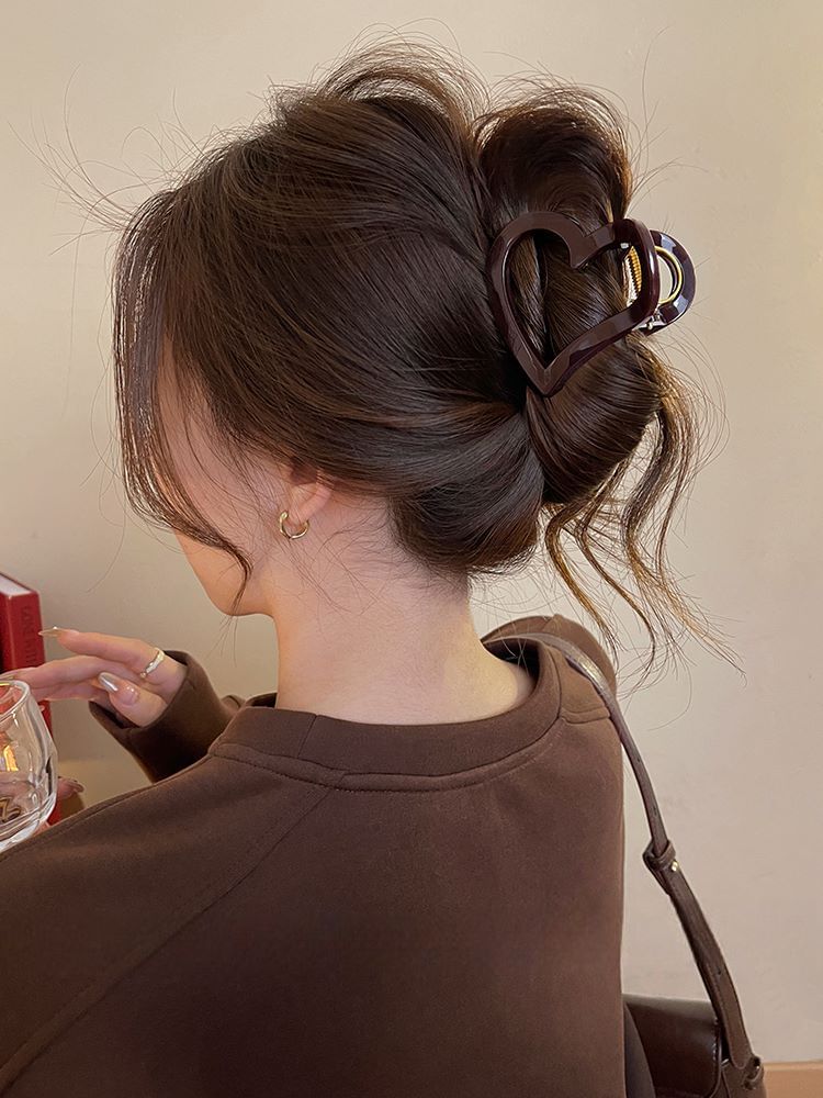 Claw Plain Hair Heart