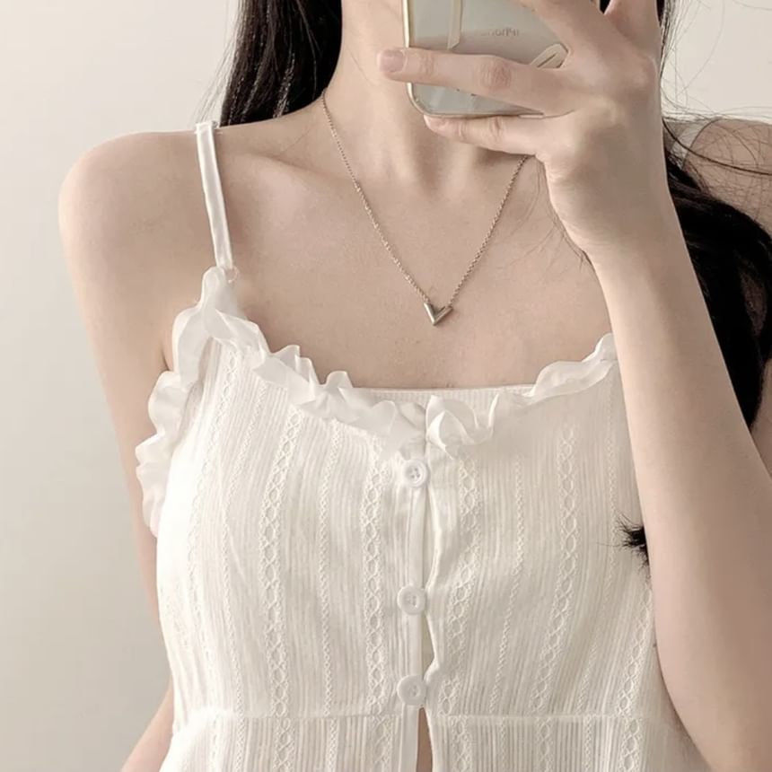 Tiered Frill A-Line Mini Dress