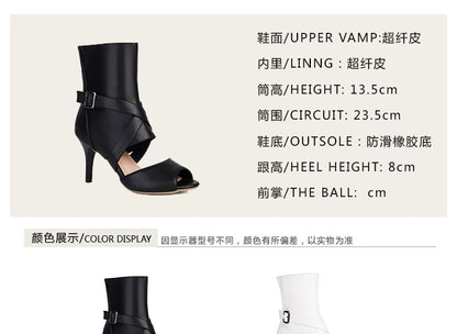 High Heel Peep-Toe Sandals