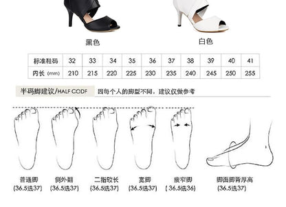 High Heel Peep-Toe Sandals