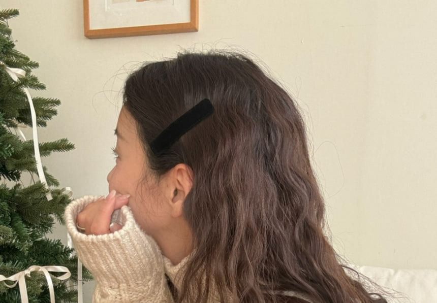 Hair Plain Clip Velvet