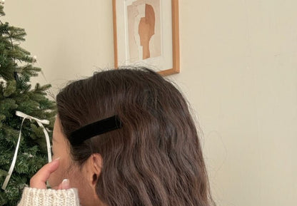 Hair Plain Clip Velvet