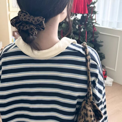 Scrunchie Leopard Print Hair