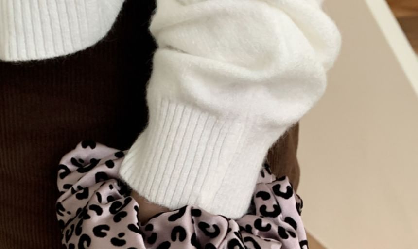 Scrunchie Leopard Print Hair