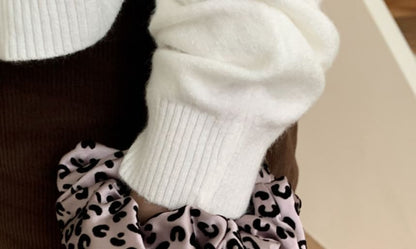 Scrunchie Leopard Print Hair