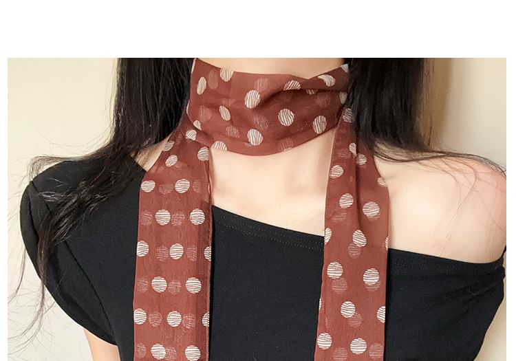 Dot Scarf Polka Narrow
