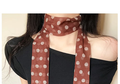 Dot Scarf Polka Narrow