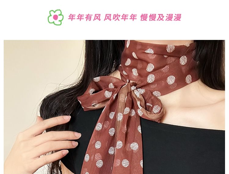 Dot Scarf Polka Narrow