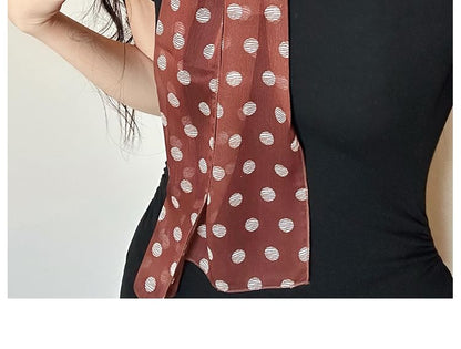 Dot Scarf Polka Narrow
