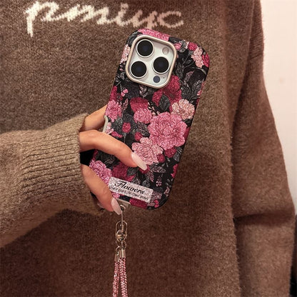 Case / Rose Strap Phone Set