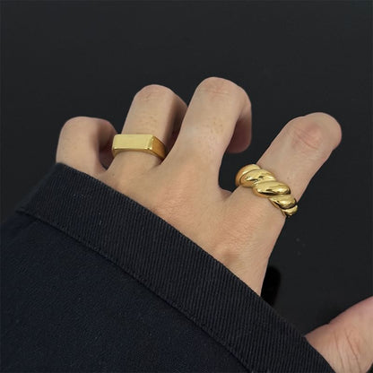 Stainless Steel Band Ring - Various Styles