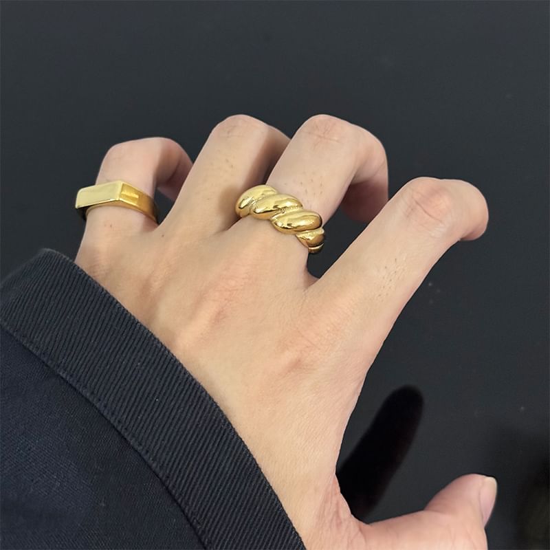 Stainless Steel Band Ring - Various Styles