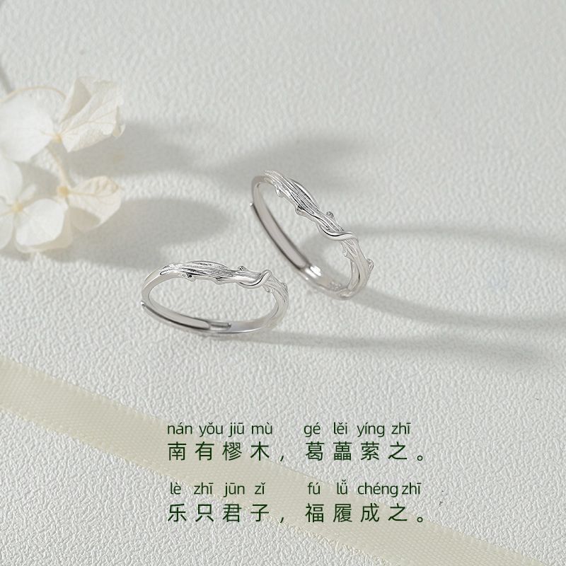 Couple Matching Twist Ring - Metal Band
