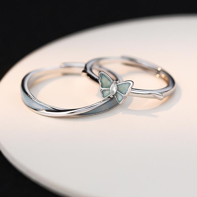 Couple Matching Glow Ring - Dark Reactive