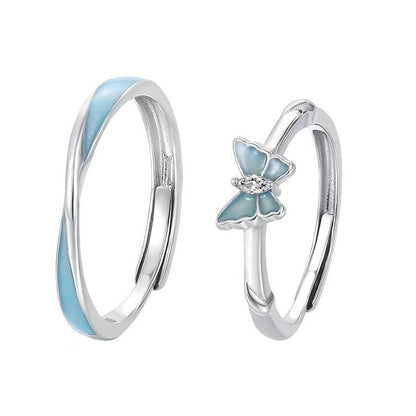 Couple Matching Glow Ring - Dark Reactive