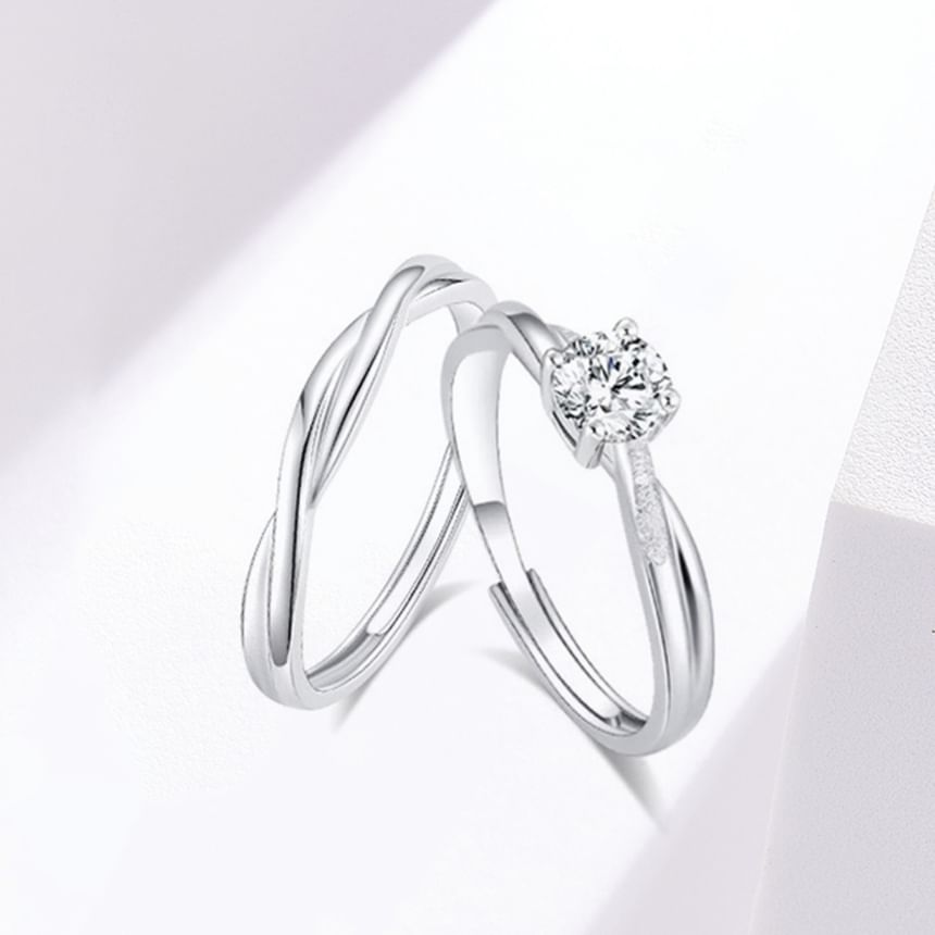 Couple Matching Metal Ring - Minimalist Band