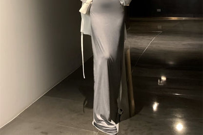 Bodycon Midi Dress / Cardigan