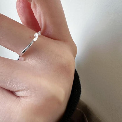 Silver Sterling Heart 925 Ring