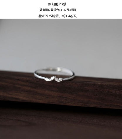 Silver Sterling Heart 925 Ring
