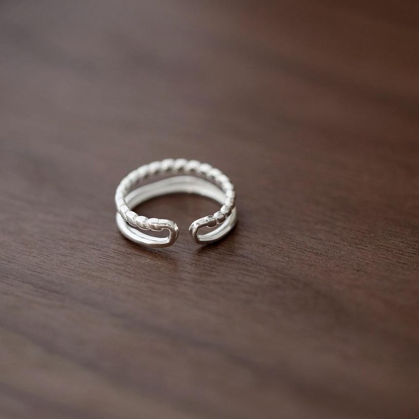 Sterling Ring 925 Open Silver Metal