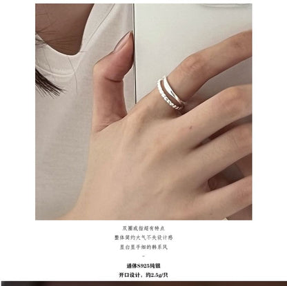 Sterling Ring 925 Open Silver Metal