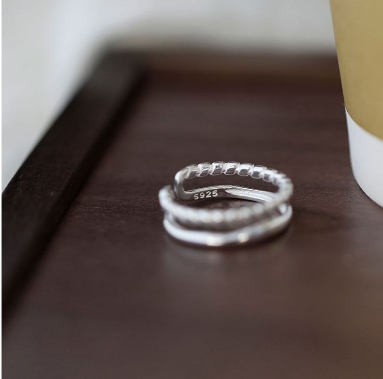 Sterling Ring 925 Open Silver Metal