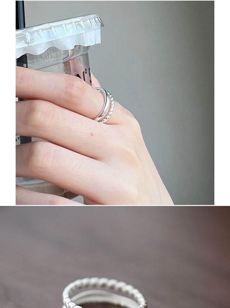 Sterling Ring 925 Open Silver Metal