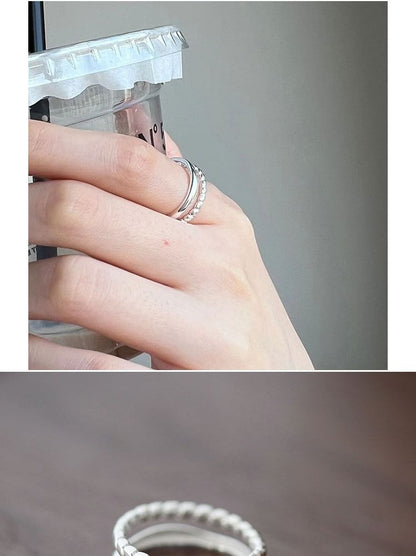 Sterling Ring 925 Open Silver Metal