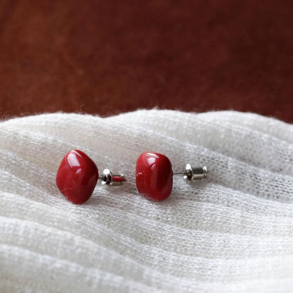 Silver Stud 925 Square Earring Sterling