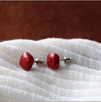 Silver Stud 925 Square Earring Sterling