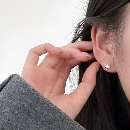 Sterling Stud 925 Silver Earring Shell