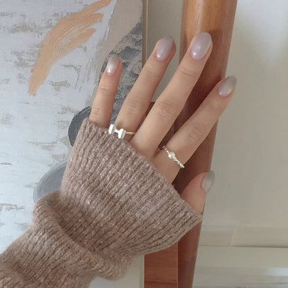 Silver Ring Sterling Open