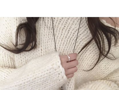 Silver Ring Sterling Open