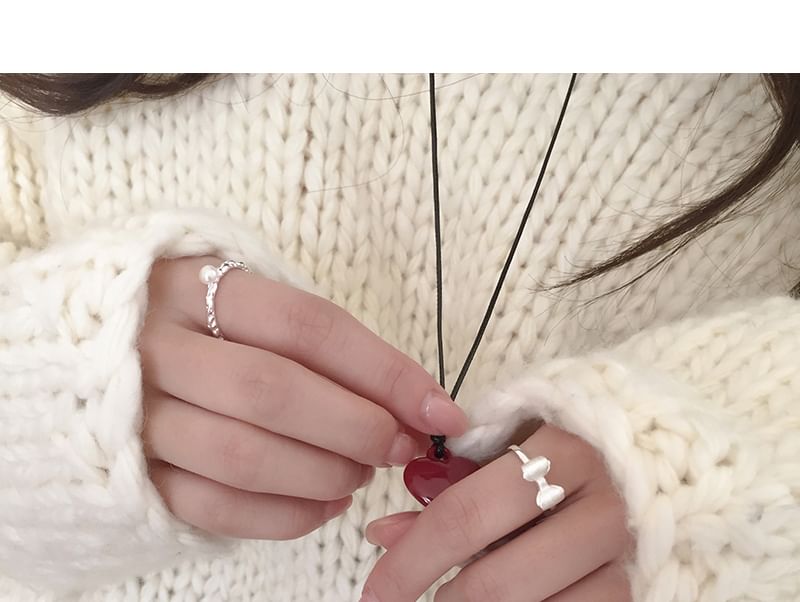 Silver Ring Sterling Open