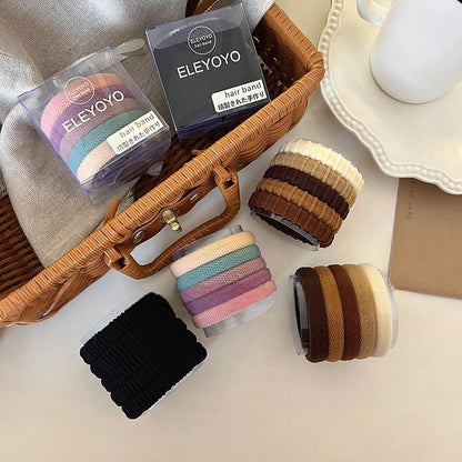 5: Tie of Set Plain Hair