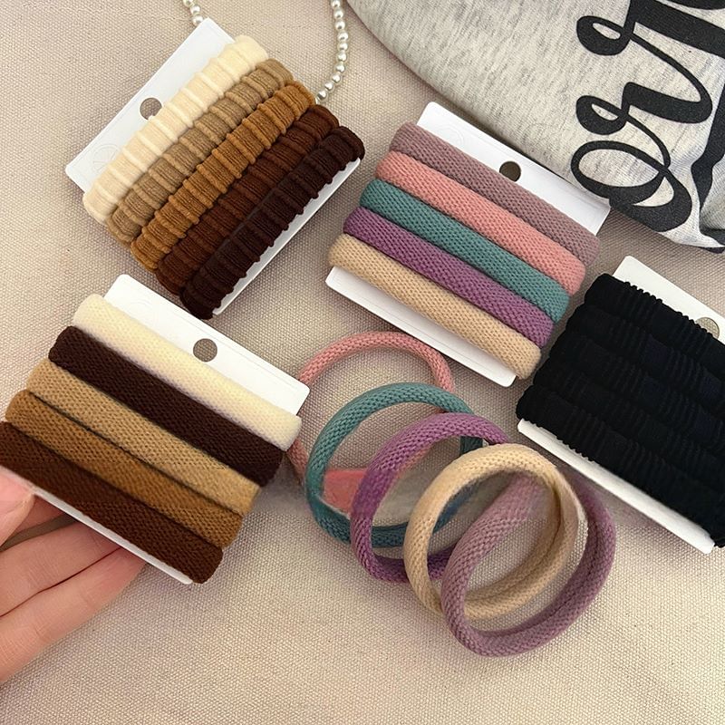 5: Tie of Set Plain Hair